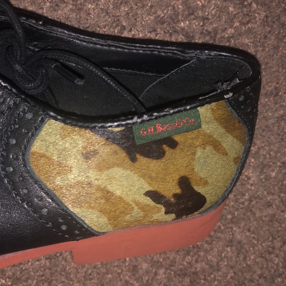 G.H.Bass & Co. Camo Saddle Shoes - Picture 6 of 7